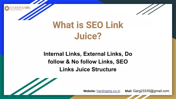 what is seo link juice