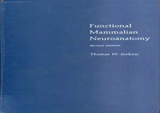 (PDF) Functional mammalian neuroanatomy: With emphasis on the dog and cat, inclu