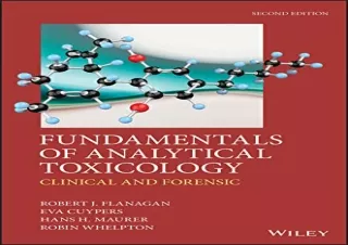 PDF Fundamentals of Analytical Toxicology: Clinical and Forensic Kindle