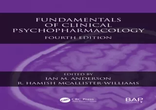 [PDF] Fundamentals of Clinical Psychopharmacology Ipad
