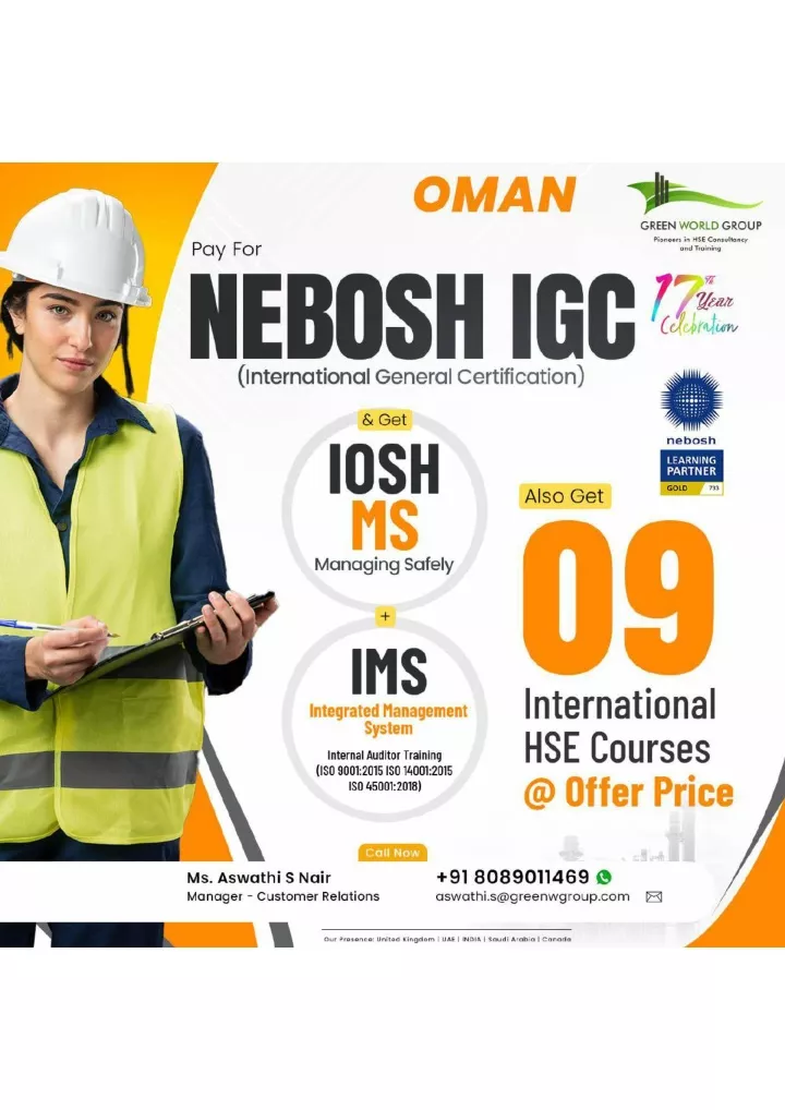 PPT - Upgrade Your Resume with NEBOSH IGC E-Learning. Invest in Your ...