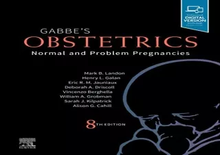 PDF Gabbe's Obstetrics: Normal and Problem Pregnancies Free
