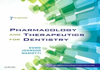 [PDF] Pharmacology and Therapeutics for Dentistry Full