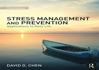 Download Stress Management and Prevention: Applications to Daily Life Android