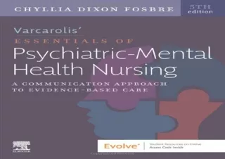 PDF Varcarolis’ Essentials of Psychiatric Mental Health Nursing: A Communication