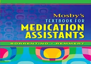 (PDF) Mosby's Textbook for Medication Assistants Free