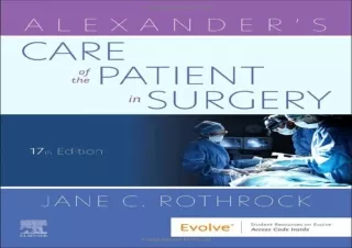 [PDF] Alexander's Care of the Patient in Surgery Android
