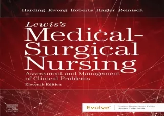 PDF Lewis's Medical-Surgical Nursing E-Book Ipad