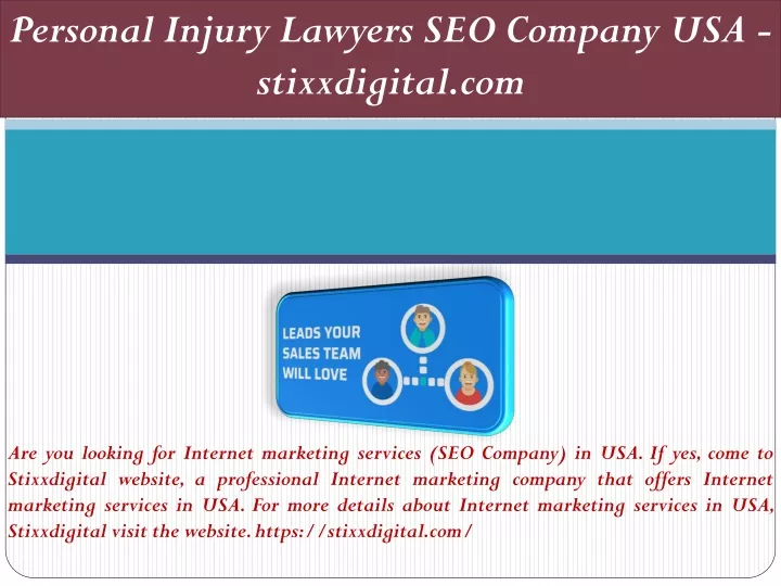 personal injury lawyers seo company usa stixxdigital com