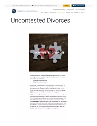 Uncontested Divorce New York
