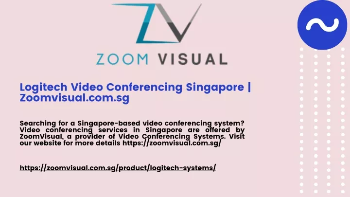 logitech video conferencing singapore zoomvisual