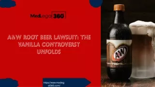 A&W Root Beer Lawsuit Exposes a Vanilla Flavor Feud