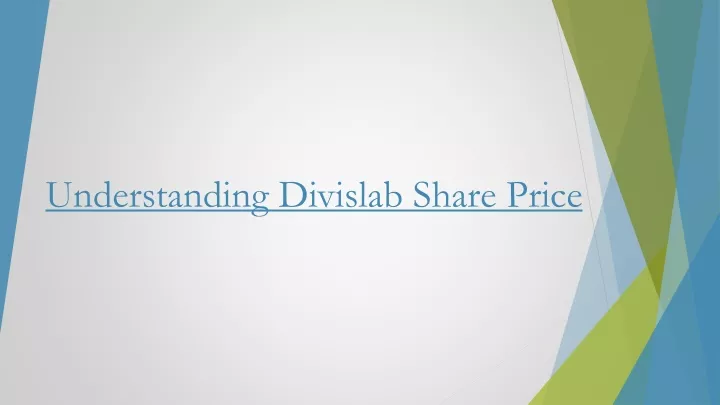 understanding divislab share price