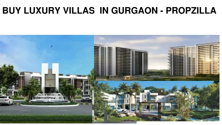 buy luxury villas in gurgaon propzilla