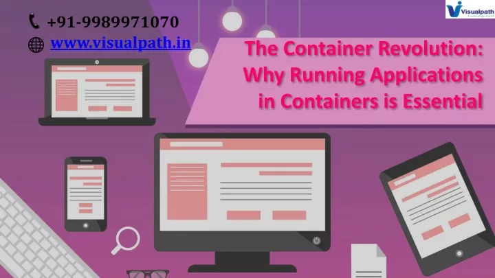 the container revolution why running applications in containers is essential