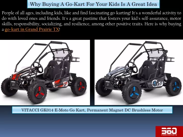 why buying a go kart for your kids is a great idea