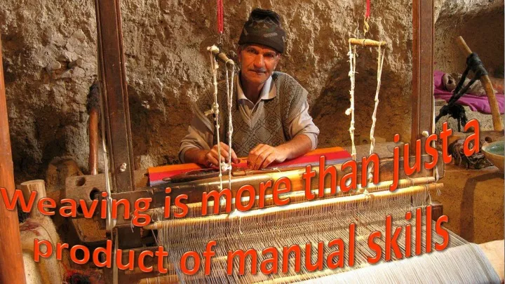 weaving is more than just a product of manual