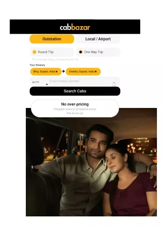 Bhuj to Dwarka Cab | Bhuj to Dwarka Taxi