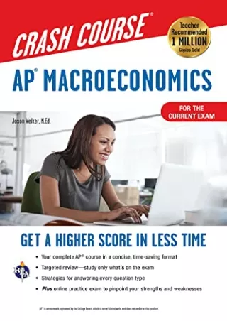 get [PDF] Download AP® Macroeconomics Crash Course, Book   Online: Get a Higher Score in Less