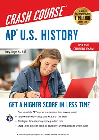 $PDF$/READ/DOWNLOAD AP® U.S. History Crash Course, Book   Online: Get a Higher Score in Less Time