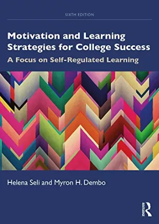 READ [PDF] Motivation and Learning Strategies for College Success: A Focus on