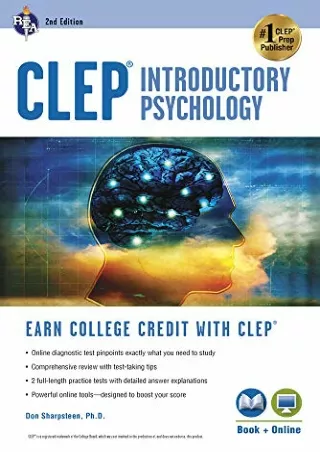 READ [PDF] CLEP® Introductory Psychology Book   Online (CLEP Test Preparation)