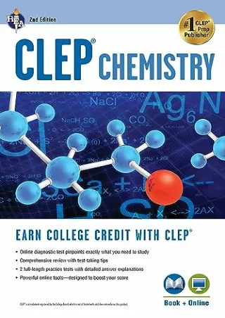 $PDF$/READ/DOWNLOAD CLEP® Chemistry Book   Online (CLEP Test Preparation)
