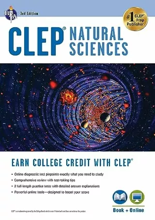 [PDF READ ONLINE] CLEP® Natural Sciences Book   Online (CLEP Test Preparation)