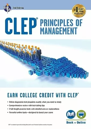 PDF/READ CLEP® Principles of Management Book   Online (CLEP Test Preparation)