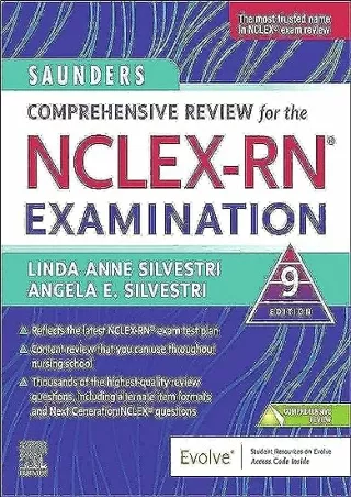 get [PDF] Download Saunders Comprehensive Review for the NCLEX-RN® Examination