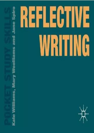 get [PDF] Download Reflective Writing (Pocket Study Skills)