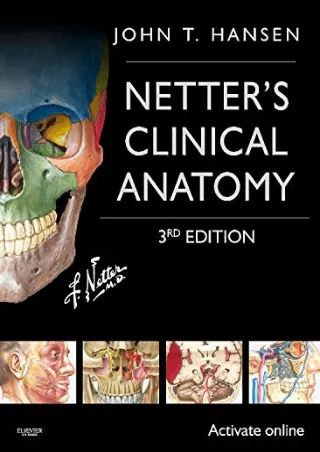 DOWNLOAD/PDF Netter's Clinical Anatomy: with Online Access (Netter Basic Science)