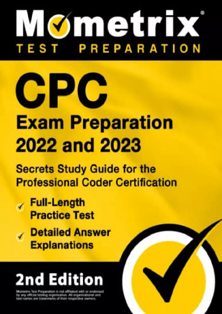 PPT - Get [PDF] Download CPC Exam Preparation 2022 And 2023: Secrets ...