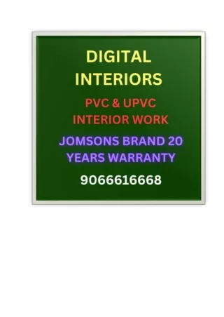 PVC INTERIOR IN HOSUR 9066616668