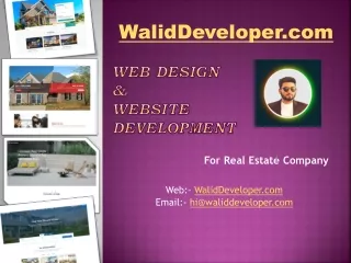 Website Development for Real Estate Company
