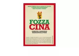 Kindle online PDF Fozza Cina Italian Edition  for android