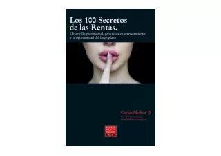 Ebook download Los 100 Secretos de las Rentas Desarrollo patrimonial proyectos e