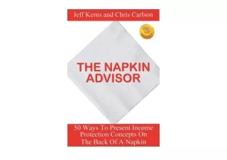 Download PDF The Napkin Advisor 50 Ways To Present Income Protection Concepts On