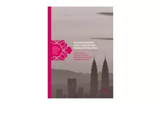 PDF read online Macroeconomic Policy and Islamic Finance in Malaysia Financial I