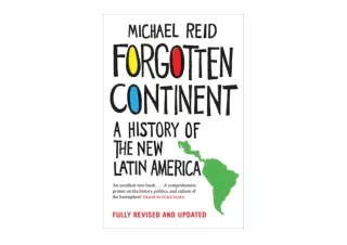 Download Forgotten Continent A History of the New Latin America for ipad