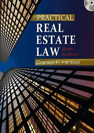 EPUB DOWNLOAD Practical Real Estate Law download
