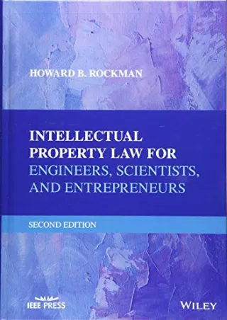 EPUB DOWNLOAD Intellectual Property Law for Engineers, Scientists, and Entr
