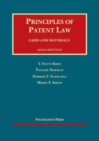 principles of patent law 6th university casebook