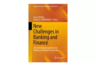 Ebook download New Challenges in Banking and Finance 2nd International Conferenc