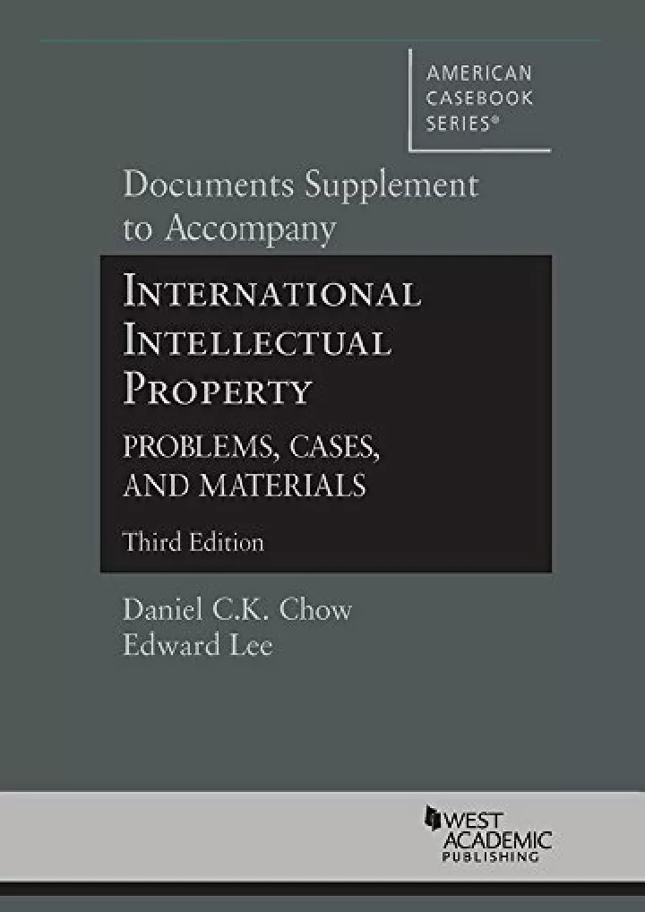 documents supplement to international