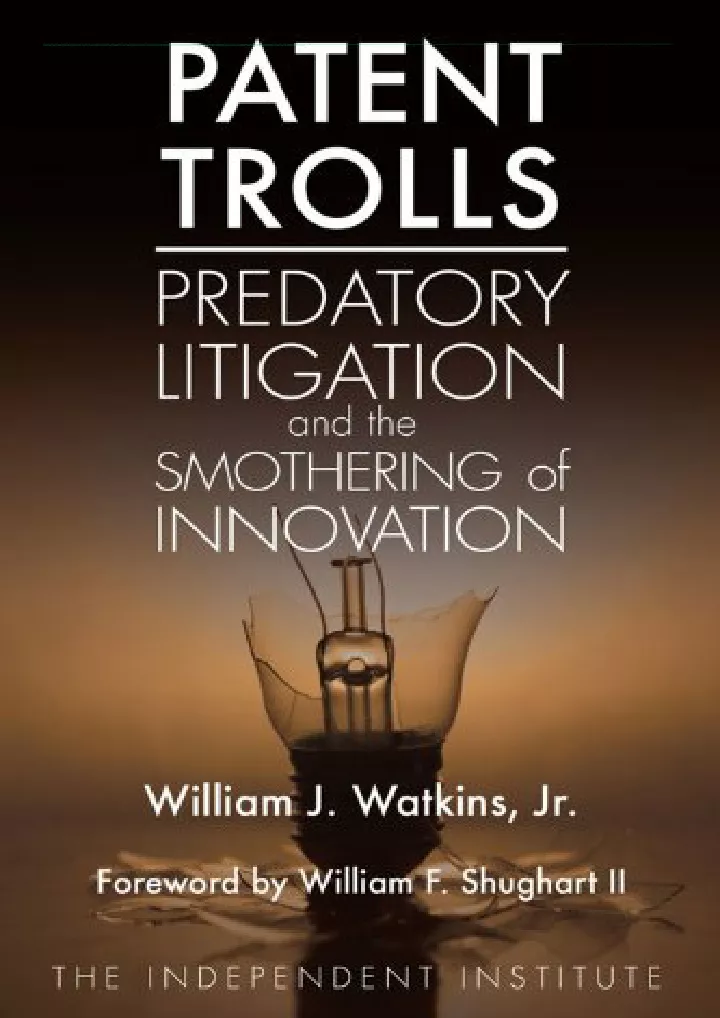 patent trolls predatory litigation