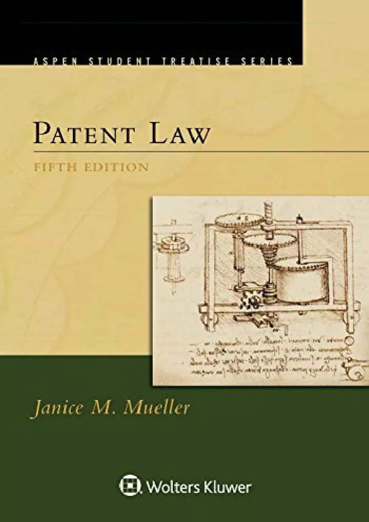 patent law aspen student treatise series download
