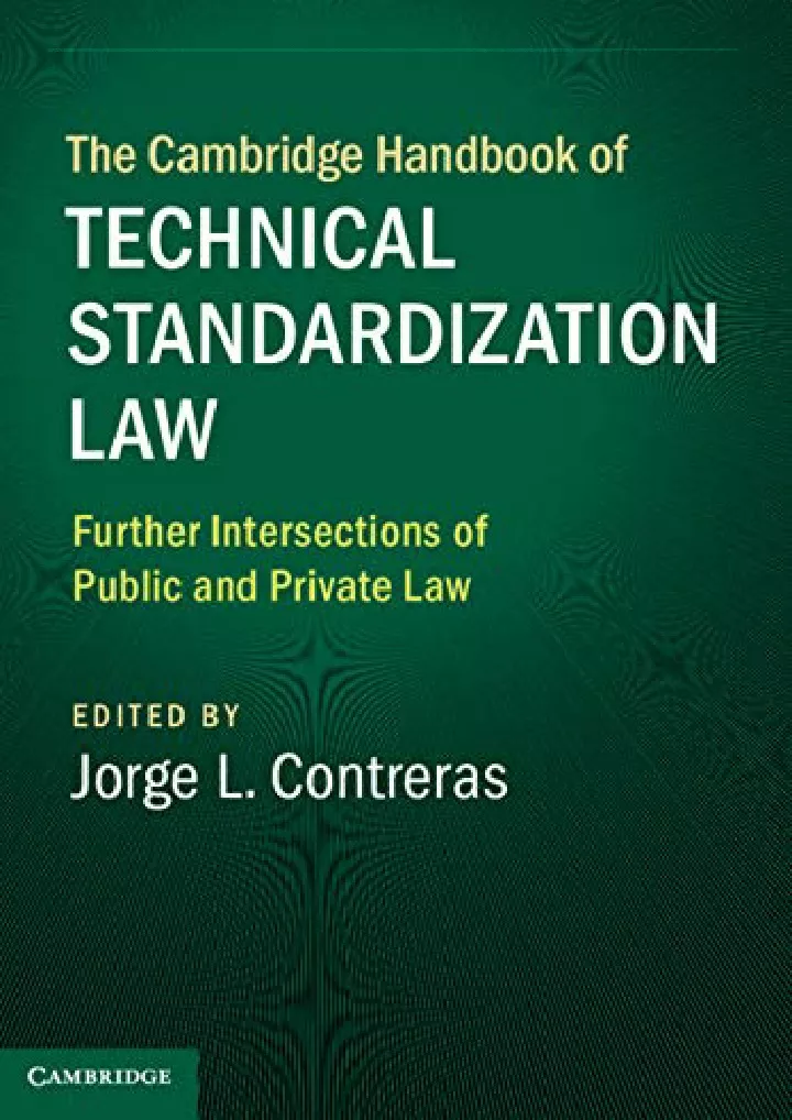 the cambridge handbook of technical