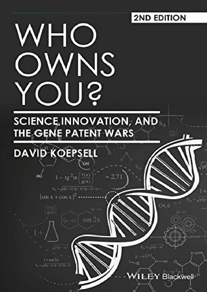 who owns you science innovation and the gene
