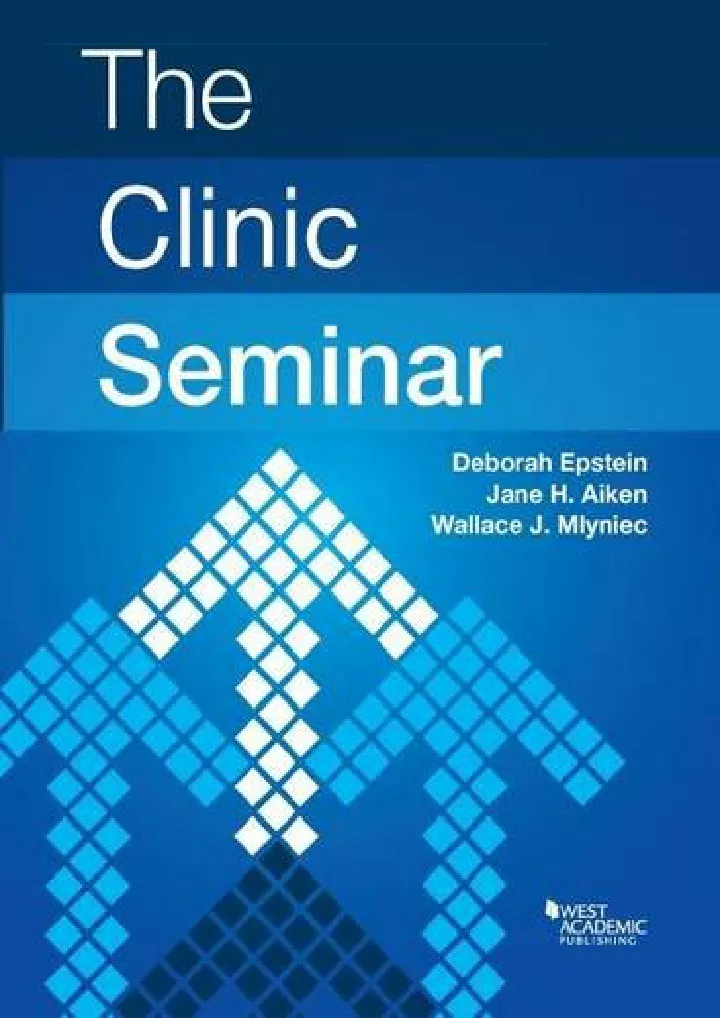 the clinic seminar coursebook download pdf read